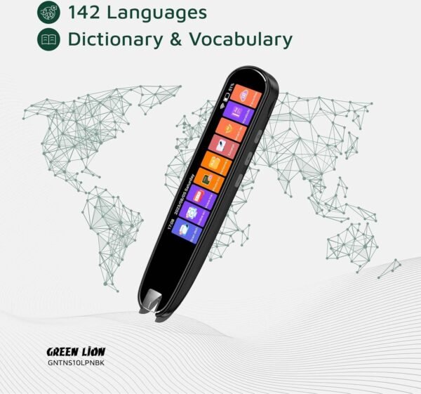 Green Lion Translation Pen 1000mAh Battery, Dictionary & Vocabulary, Macro 2 MP Scanning Head, Touch Screen Interface, Voice Translation, Photo Translation, TF Card Input, Smart Recording - Image 7