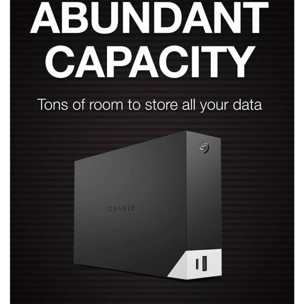 Seagate One Touch 18TB Desktop External Hard Drive, With Built-In Hub, USB-C and USB 3.0 Port, Compatible with Windows and Mac, Seagate Toolkit Backup Software Included (Copy) - Image 6