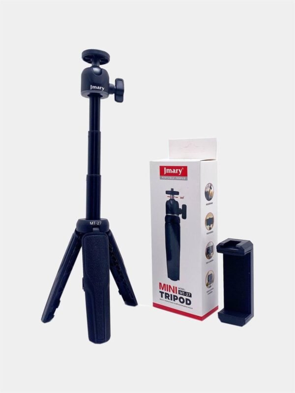 Jmary MT27 Mini Portable Lightweight Tripod Stand Smart Selfie Stick 360 Rotation for Phone and Camera - Image 8