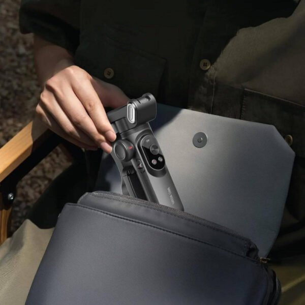 Green Lion New York Gimbal Smart Face Tracking, Adjustable Shooting Mode, 3200 mAh Battery, 10H Working Time, Built-in Fill Light, OLED Display, 3-Axis Stabilization, Focus & Zoom Control - Black - Image 5