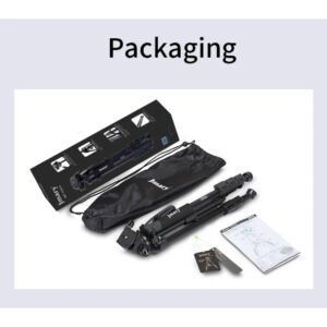 Jmary KP-2234 Professional Aluminium Tripod for All DSLR Cameras (Black) - Image 11