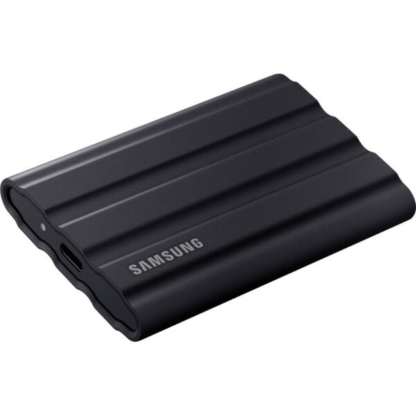 Samsung T7 Shield 2TB Portable External SSD, USB 3.2 Gen2 Interface (10 Gbps), Read/Write Speeds Up to 1050/1000 MB/s, AES 256-bit Encryption, Rugged, IP65 Dust & Water Resistant, Black - Image 3