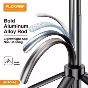 Plokama Auto-A7 AI 360° Rotating Tripod Portable Selfie Stick with Automatic AI Face Tracking - Image 6