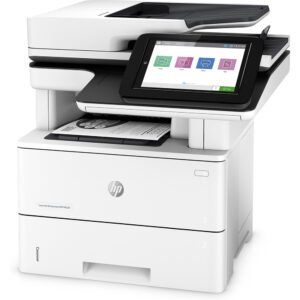 HP MFP M528dn Monochrome Laser Printer, Print Speed 45 ppm, 8.5 x 14" Flatbed Scanner, Print Speed 45 ppm, 1200 x 1200 dpi, 100-Sheet ADF, 8" Color Touchscreen, - Image 3