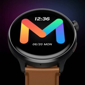 Mibro Watch Lite2 Smartwatch, 1.3" AMOLED HD Display, 60 Sports Modes, HD Bluetooth calling , SpO2 Health Monitoring, 2ATM Waterproof,12-day Battery Life, Dual Straps, Brown - Black - Image 4