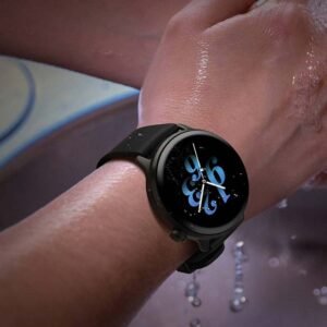 Mibro Watch Lite2 Smartwatch, 1.3" AMOLED HD Display, 60 Sports Modes, HD Bluetooth calling , SpO2 Health Monitoring, 2ATM Waterproof,12-day Battery Life, Dual Straps, Brown - Black - Image 8