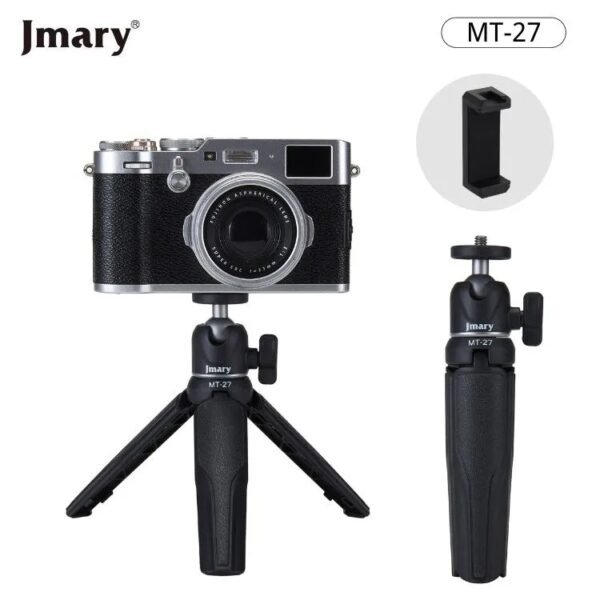 Jmary MT27 Mini Portable Lightweight Tripod Stand Smart Selfie Stick 360 Rotation for Phone and Camera - Image 3