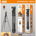 PLOKAMA PK-9970 – 180CM Tall, 360° Rotating Tripod with Bluetooth Remote, Phone Holder & Carry Bag – Compatible with DSLR, iPhone, Android