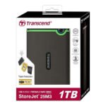 Transcend 1TB Storejet External rugged 2,5inches USB 3.1 Gen 1 interface Iron Gray