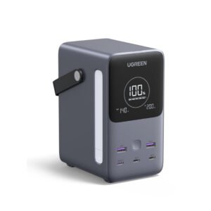 UGREEN 300W 48,000mAh Portable Charger Power Bank with Smart Digital Display, Lighting and SOS Mode, 153Wh 5 Ports USB C Battery Pack for Outdoor Camping and Home Backup for Laptop and Smartphones - Image 10