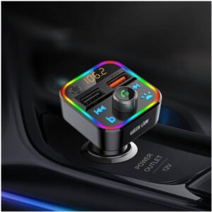 Green Lion Car FM Transmitter Kit 30W, Black - Image 3