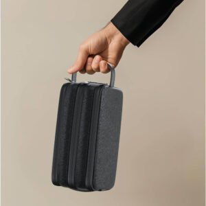 Green Lion Stallion Clutch Bag, Water-Resistant Exterior, Three Compartments, Ergonomic Design, Organized Space, Soft Interior, Sturdy Handle, Mesh Pockets, Delicate Texture - black - Image 3