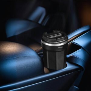 Green Lion Vacuum Mug 380 ml, 4-6 Hrs Cold & Hot, Double-Wall Vacuum Insulation, Exquisite Appearance, Food-grade material, Bottle Carrier Strap, Stainless Steel Material - Image 4