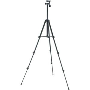 Green Lion GTP-100 Professional Aluminum Tripod - 1030mm Height, 360 Rotation, Adjustable, Non-Slip Base, Phone Holder, Flexible Pivot, Load Capacity 1kg, Compact & Durable
