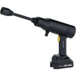 Green Lion CX240 Cordless Pressure Wash Gun, 6000mAh Detachable Battery, 15-20mins Working time, 14mm Cylinder Outlet, 36bar Max Pressure, 4L/min Water Flow, 6-8 Mtr Range, 240W, 21V, with Storage Bag