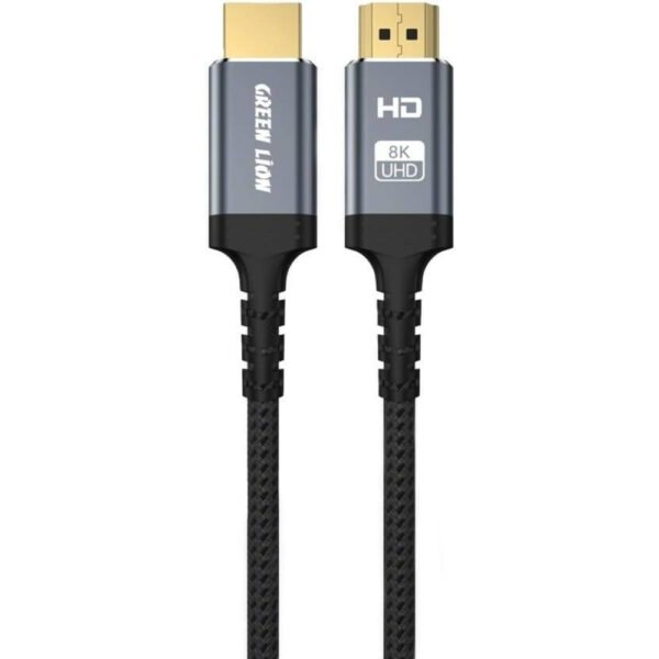 Green Lion 8K HDMI to HDMI Cable: 2m High-Speed for 4K/8K in Black - Image 3