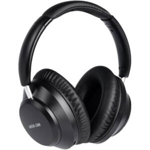 Green Lion Santiago Wireless Headphones: Over-Ear with 40mm Drivers & 30H Battery in Black
