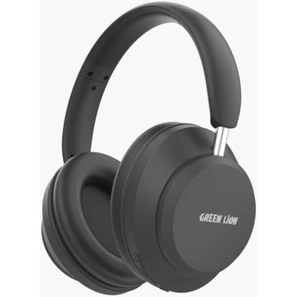 Green Lion Santiago Wireless Headphones: Over-Ear with 40mm Drivers & 30H Battery in Black - Image 2