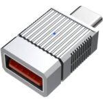 Green Lion 2 In 1 OTG Adapter USB-A To USB-C, Wide Compatibility, Impressive Speed Transmission, Long-Term Use, Zinc Alloy Shell, 120W Charging, 10Gbps Data Transfer, Phone/Tablet/Laptop