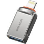 Green Lion OTG Adapter USB-A To Lightning Head, Wide Compatibility, Impressive Speed Transmission, Long-Term Use, Zinc Alloy Shell, 120W Charging, 480mbps Transfer, Phone/Table