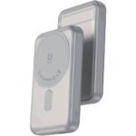 Green Lion Lagos Power Bank 10000mAh, PD 20W Fast Charging, Compatible with MagSafe, 15W Wireless Charging, Strong Magnetic Adsorption, Built-in Stand, Compact & Portable (Titanium)