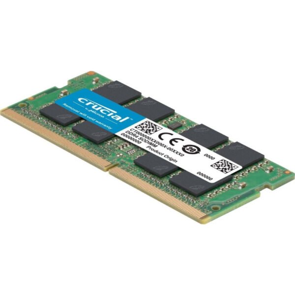 Crucial Single DDR4 32GB DDR4 Laptop RAM Memory, 3200 MHz Clock Speed, CL22 CAS Latency, 1.2V Memory Voltage, 260-Pin, Non-ECC, Unbuffered - Image 2