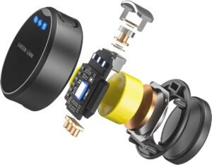 Green Lion GM-85X 3 In 1 Wireless Microphone, LED Display, 6H Working Time, USB-C/Lightning Head/Camera Receiver, Noise Reduction/Reverb/Silent Mode, 360 Surround Sound, Plug & Play- Black - Image 4