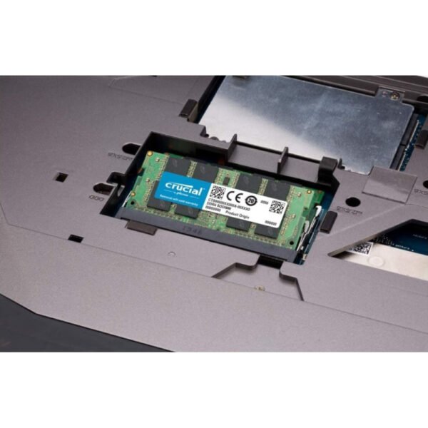 Crucial Single DDR4 32GB DDR4 Laptop RAM Memory, 3200 MHz Clock Speed, CL22 CAS Latency, 1.2V Memory Voltage, 260-Pin, Non-ECC, Unbuffered - Image 4