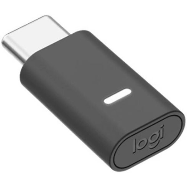 Logitech Zone Vibe UC Wireless Headset, 40mm Audio Drivers, Flip-to-Mute Noise-Canceling Microphone, Bluetooth 5.2, USB Reciever, Up to 20 Hour Battery Life, 1x USB Type-C, Graphite - Image 5