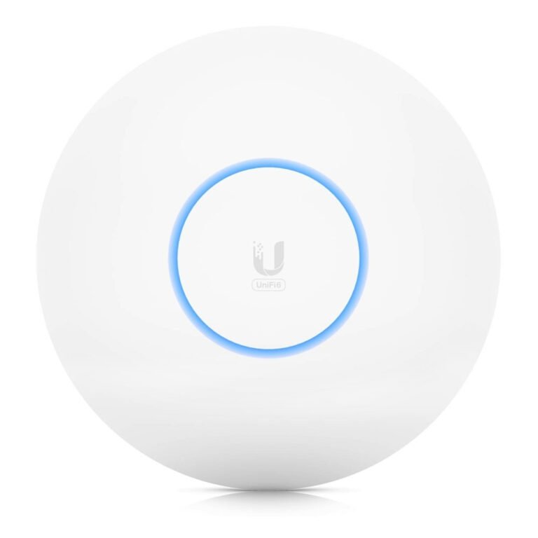 Ubiquiti Networks WiFi 6 Pro (U6 Pro) Dual-Band Access Point, WiFi 6, Up to 5373 Mb/s Total Throughput, 300+ Clients, 5 GHz (4x4 MIMO), 2.4 GHz (2x2 MIMO), Guest Isolation