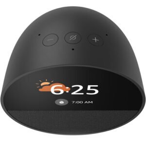 Amazon Echo Spot Smart Alarm Clock (2024 Edition, Black) - Image 4