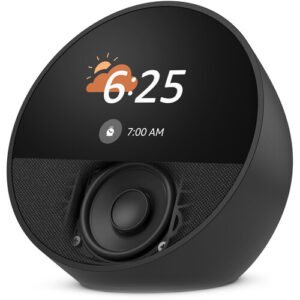 Amazon Echo Spot Smart Alarm Clock (2024 Edition, Black) - Image 3