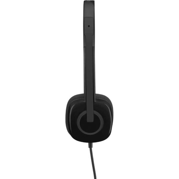 Logitech H151 3.5mm Analog Stereo Headset with Boom Microphone - Black - Image 4