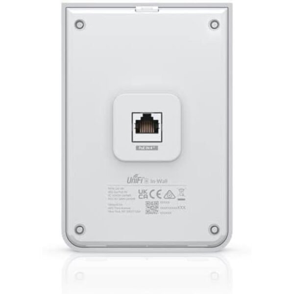 Ubiquiti Networks UniFi U6 In-Wall Access Point & 4-Port PoE Gigabit Switch 5.3 Gb/s Throughput, 1 x Gigabit PoE Uplink, In-Wall Mount - Image 3