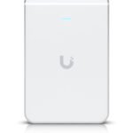 Ubiquiti Networks UniFi U6 In-Wall Access Point & 4-Port PoE Gigabit Switch 5.3 Gb/s Throughput, 1 x Gigabit PoE Uplink, In-Wall Mount