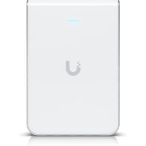 Ubiquiti Networks UniFi U6 In-Wall Access Point & 4-Port PoE Gigabit Switch 5.3 Gb/s Throughput, 1 x Gigabit PoE Uplink, In-Wall Mount