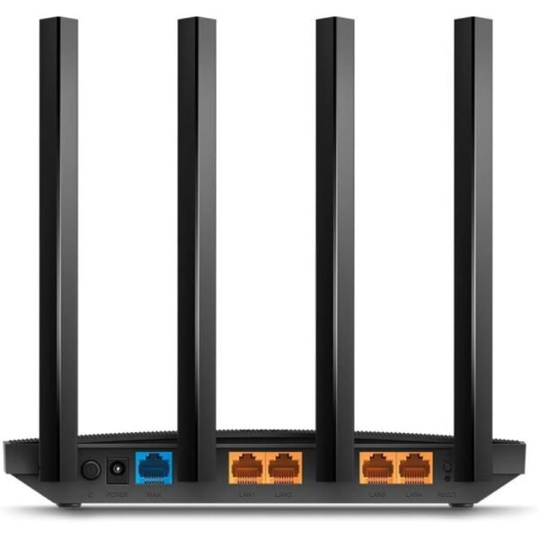 TP-Link Archer C6 AC1200 MU-MIMO Wireless Gigabit Cable Router, Wi-Fi Speed Up to 867 Mbps/5 GHz + 300 Mbps/2.4 GHz, 4 Gigabit LAN Ports, Supports Access Point Mode, Parental Control, Guest Wi-Fi, VPN - Image 2
