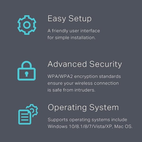 TP-Link USB WiFi Adapter for PC(TL-WN725N), N150 Wireless Network Adapter for Desktop - Nano Size WiFi Dongle for Windows 11/10/7/8/8.1/XP/ Mac OS 10.9-10.15 Linux Kernel 2.6.18-4.4.3, 2.4GHz Only - Image 8