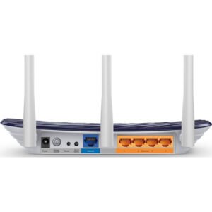 TP-Link AC750 Wireless Dual Band Router, 2.4GHz & 5GHz, Up to 733 Mbps Bandwidth, Omnidirectional Signal, 3x Fixed Antennas, 1x WAN Port, 4x LAN Ports, Blue - Image 4