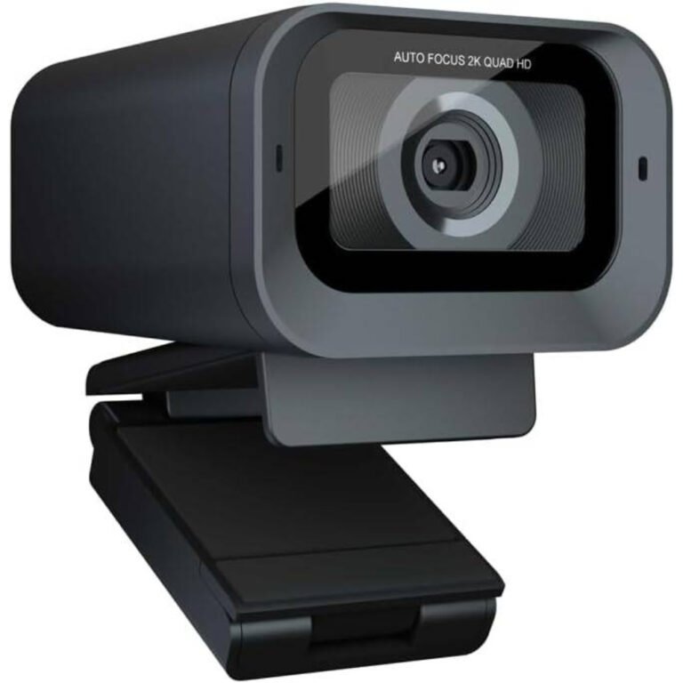 Porodo Gaming 2K 30fps Auto Focus Web Cam with in-built Mic and Tripod