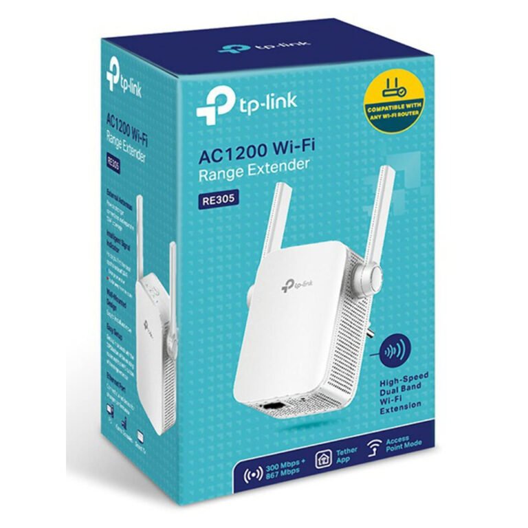 TP-Link | AC1200 WiFi Range Extender | Up to 1200Mbps Speed | Dual Band Wireless Extender, Repeater, Signal Booster, Access Point| Easy Set-Up | Extends Internet Wi-Fi (RE305)