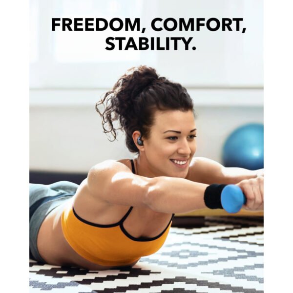 Soundcore Sport X20 by Anker, True-Wireless Workout Earbuds, Rotatable and Extendable Ear Hooks, Noise Cancelling, Deep Bass, IP68 Waterproof, Sweatproof, Dustproof, 48H Play, Sport Earbuds for Gym - Image 3