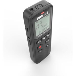 Philips VoiceTracer DVT1160 Audio Recorder - Voice Activation Function, Mono WAV/ADPCM, 8GB, One Touch Operation, USB PC Connection - Image 3