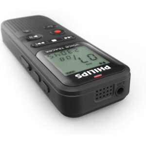 Philips VoiceTracer DVT1160 Audio Recorder - Voice Activation Function, Mono WAV/ADPCM, 8GB, One Touch Operation, USB PC Connection - Image 4