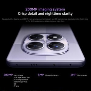 Redmi Note 14 Pro 5G + 4G LTE (for Tmobile Mint Tello & Global) (256GB + 8GB) NFC 6.67" 120Hz 200MP Pro AI Camera - Image 3