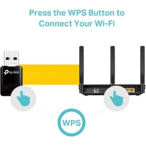 TP-Link TL-WN823N N300 Mini USB Wireless WiFi Network Adapter for pc - Image 3