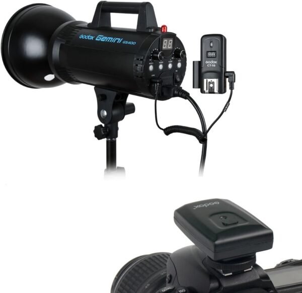 Godox CT-16 16 Channels Wireless Radio Flash Trigger for Canon Nikon Pentax DSLR Camera Studio Flash (Transmitter + Receiver) - Image 2