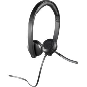 Logitech USB Headset Stereo H650e (Business Product), Corded Double-Ear Headset - Image 3