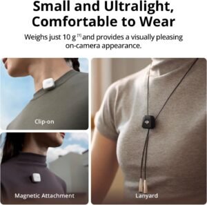 DJI Mic Mini (1 TX + 1 RX), Wireless Lavalier Microphone, Detail-Rich Audio, Noise Cancelling, Automatic Limiting - Image 5