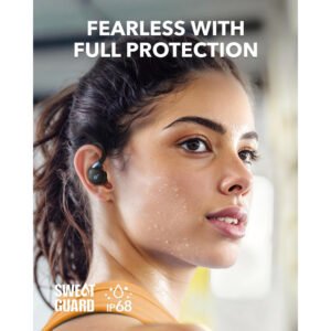 Soundcore Sport X20 by Anker, True-Wireless Workout Earbuds, Rotatable and Extendable Ear Hooks, Noise Cancelling, Deep Bass, IP68 Waterproof, Sweatproof, Dustproof, 48H Play, Sport Earbuds for Gym - Image 4